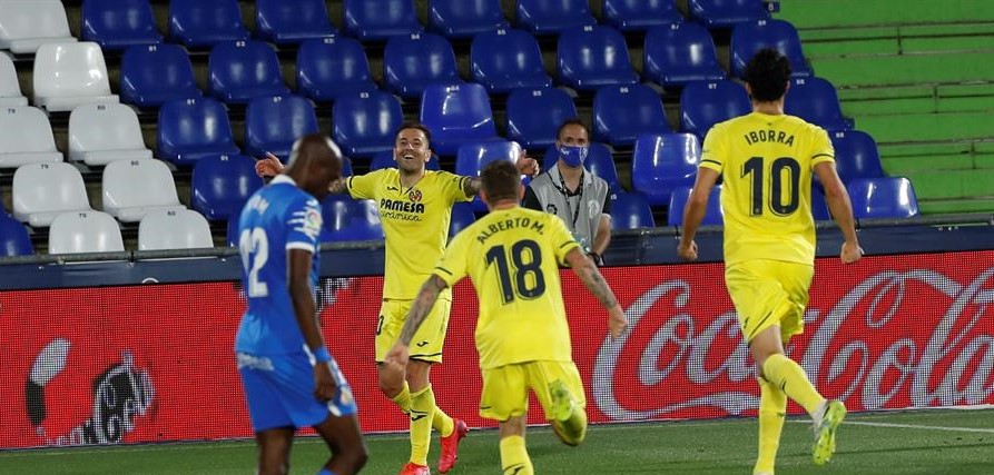 Villarreal cosechó un valioso triunfo ante Getafe en la lucha directa por jugar en Europa