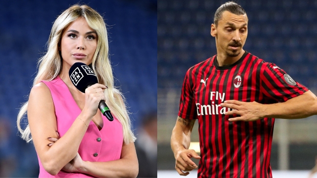 Zlatan Ibrahimovic sorprendió con registro junto a la presentadora italiana Diletta Leotta