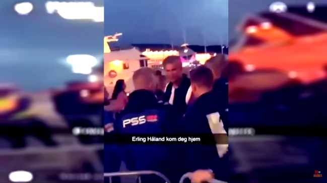 ¡Confuso incidente! Erling Haaland fue expulsado a empujones de una discoteque en Noruega
