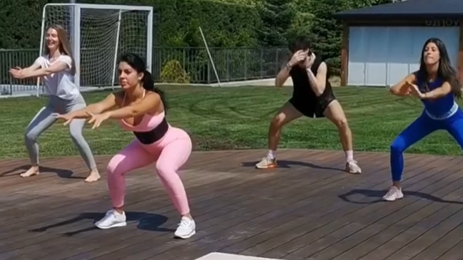 Novia de Cristiano Ronaldo hizo explotar las redes con intensa sesión de entrenamientos