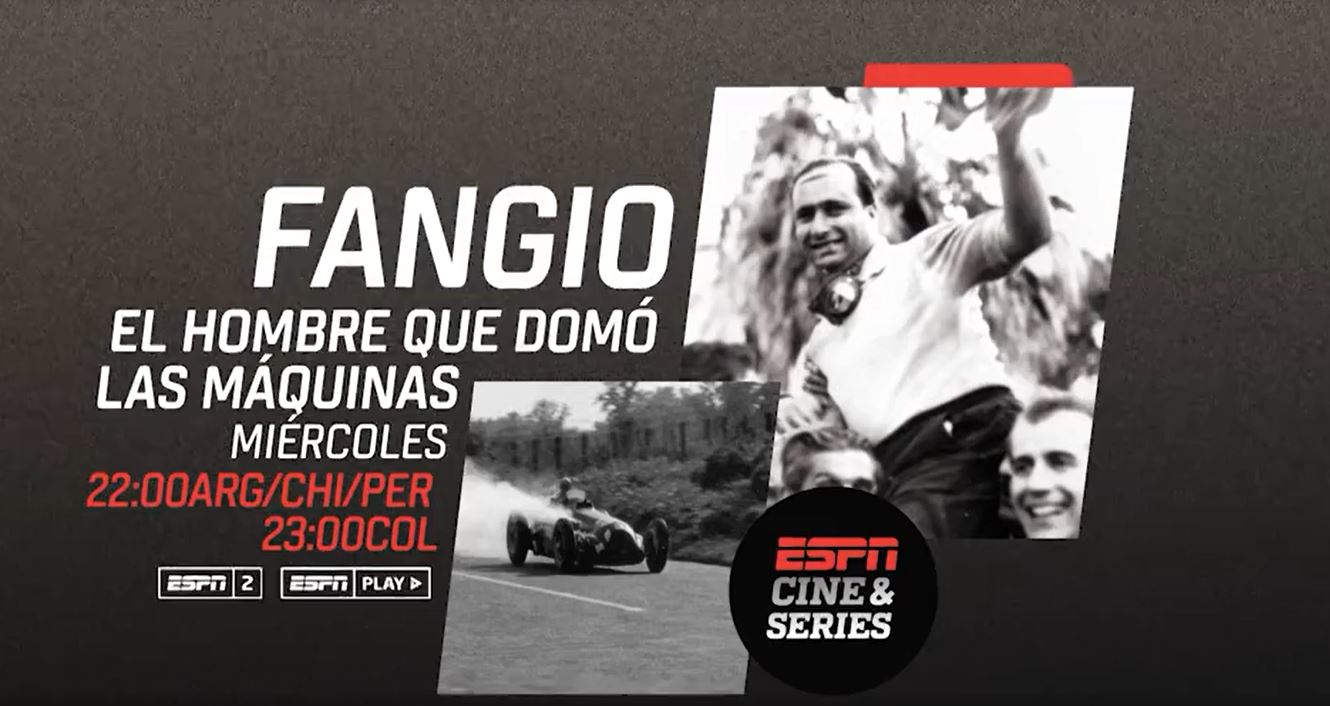ESPN estrenará este miércoles serie sobre Juan Manuel Fangio