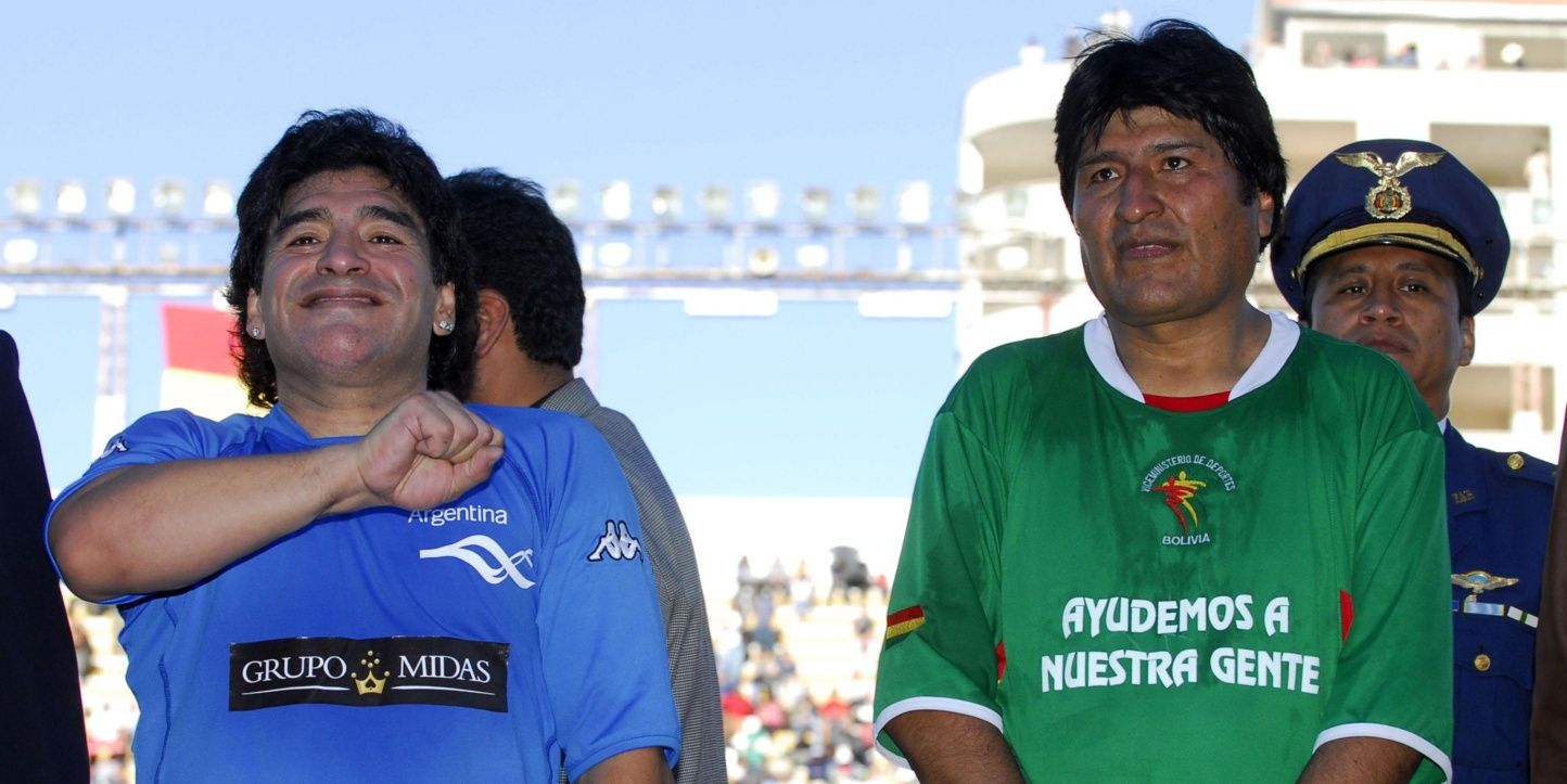 El contundente apoyo de Diego Maradona a Evo Morales: Volverás para ayudar a Bolivia