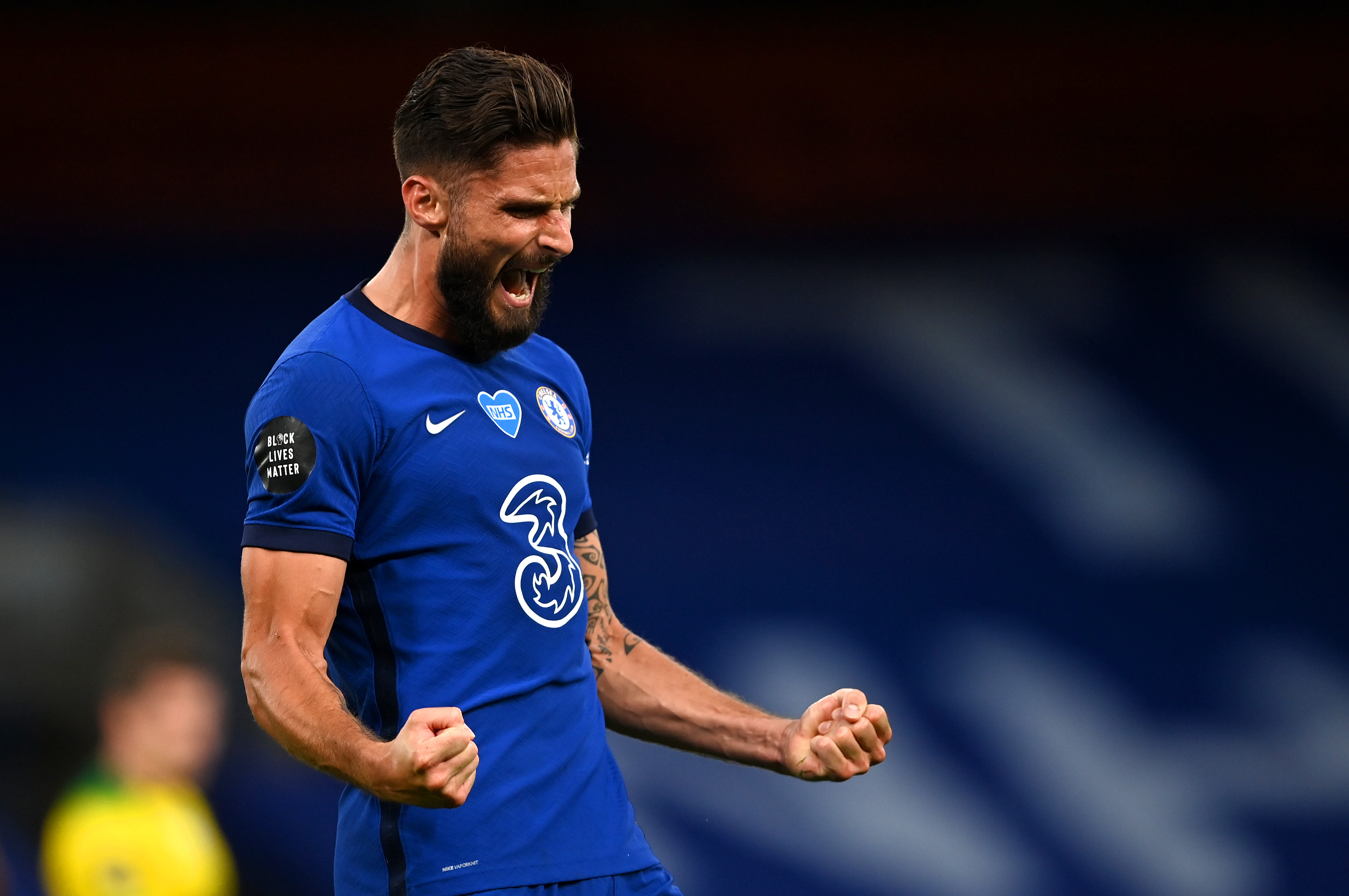 Certero: Olivier Giroud le dio el triunfo a Chelsea sobre Norwich y lo acercó a la próxima Champions