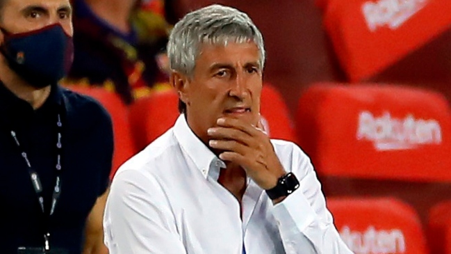 Setién y su continuidad como DT de Barcelona: Espero estar ante Napoli, pero no lo sé