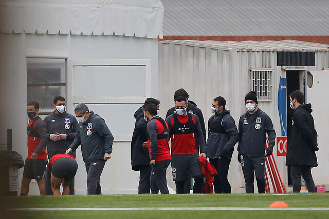 Así fue la entrada de los jugadores de Colo Colo al Monumental en su retorno a los entrenamientos