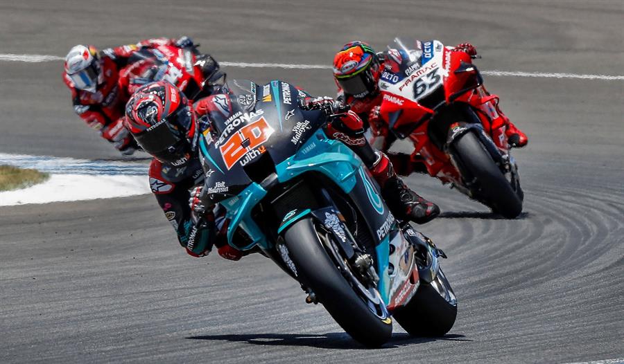 Fabio Quartararo logró su primer triunfo en Moto GP