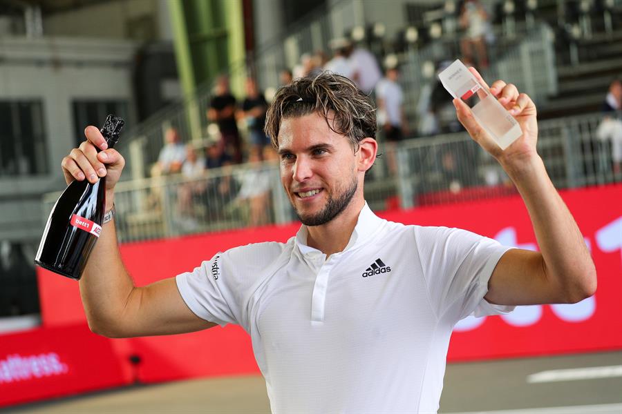 Dominic Thiem se quedó con el título en exhibición en Berlín
