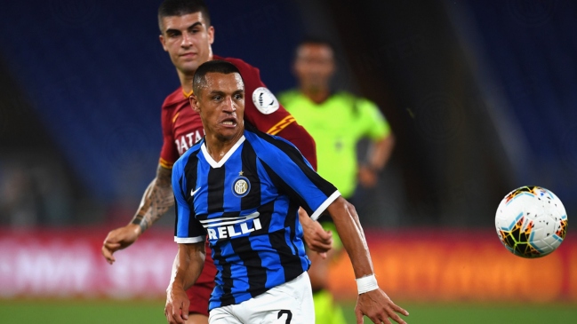 Inter de Alexis Sánchez enredó puntos con AS Roma y cedió terreno en la lucha por el título