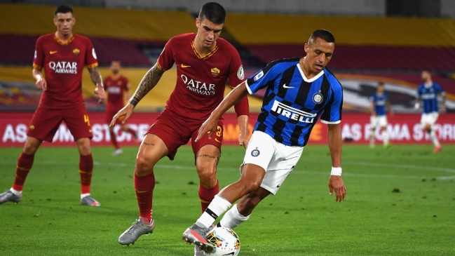Inter de Milán firmó igualdad con AS Roma en el Estadio Olímpico