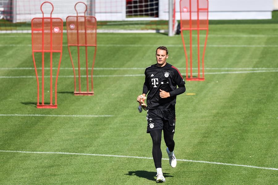 Bayern Munich sigue con sus entrenamientos con la Liga de Campeones en la mira