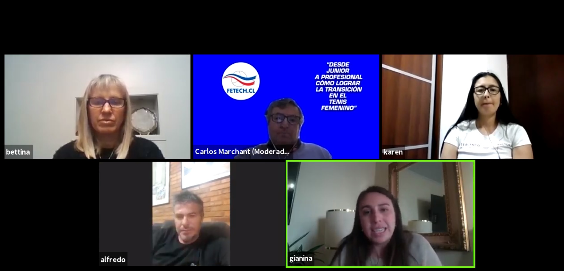 Expertos analizaron la transición de junior a profesional en el tenis femenino