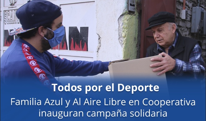 Los detalles de la cruzada solidaria de Al Aire Libre a través de “Todos por el Deporte”