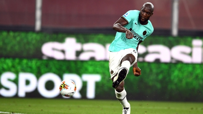 Lukaku repitió en el final del partido y cerró la goleada de Inter frente a Genoa