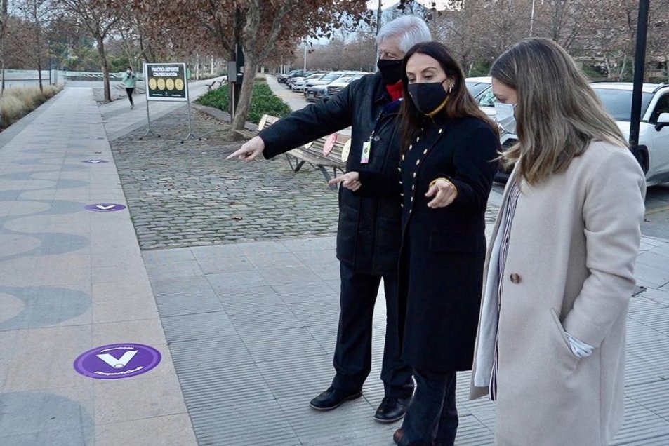 Ministra del Deporte entregó recomendaciones para regreso de la actividad física en Vitacura