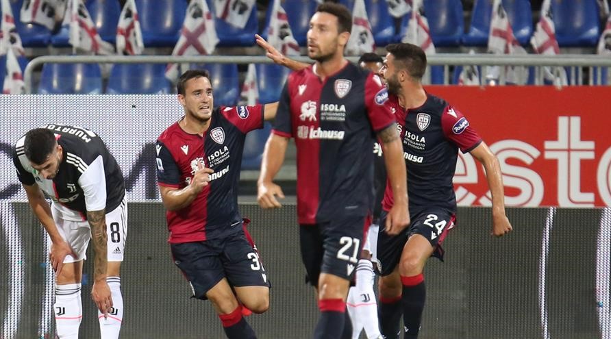 Cagliari le amargó la fiesta al campeón Juventus en la penúltima fecha de la Serie A