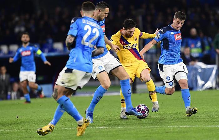 UEFA sostiene en el Camp Nou duelo de Barcelona y Napoli, pese a dudas por el Covid-19