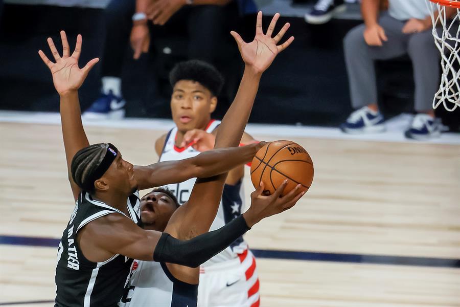 Brooklyn Nets remontó intenso partido ante Washington Wizards en la NBA