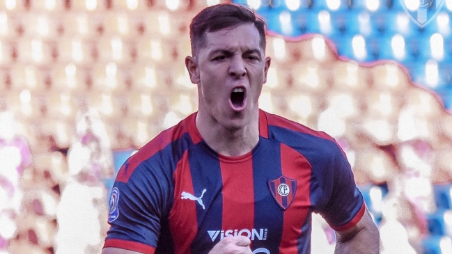 El ex U. Española Diego Churín anotó en goleada de Cerro Porteño sobre Sportivo San Lorenzo