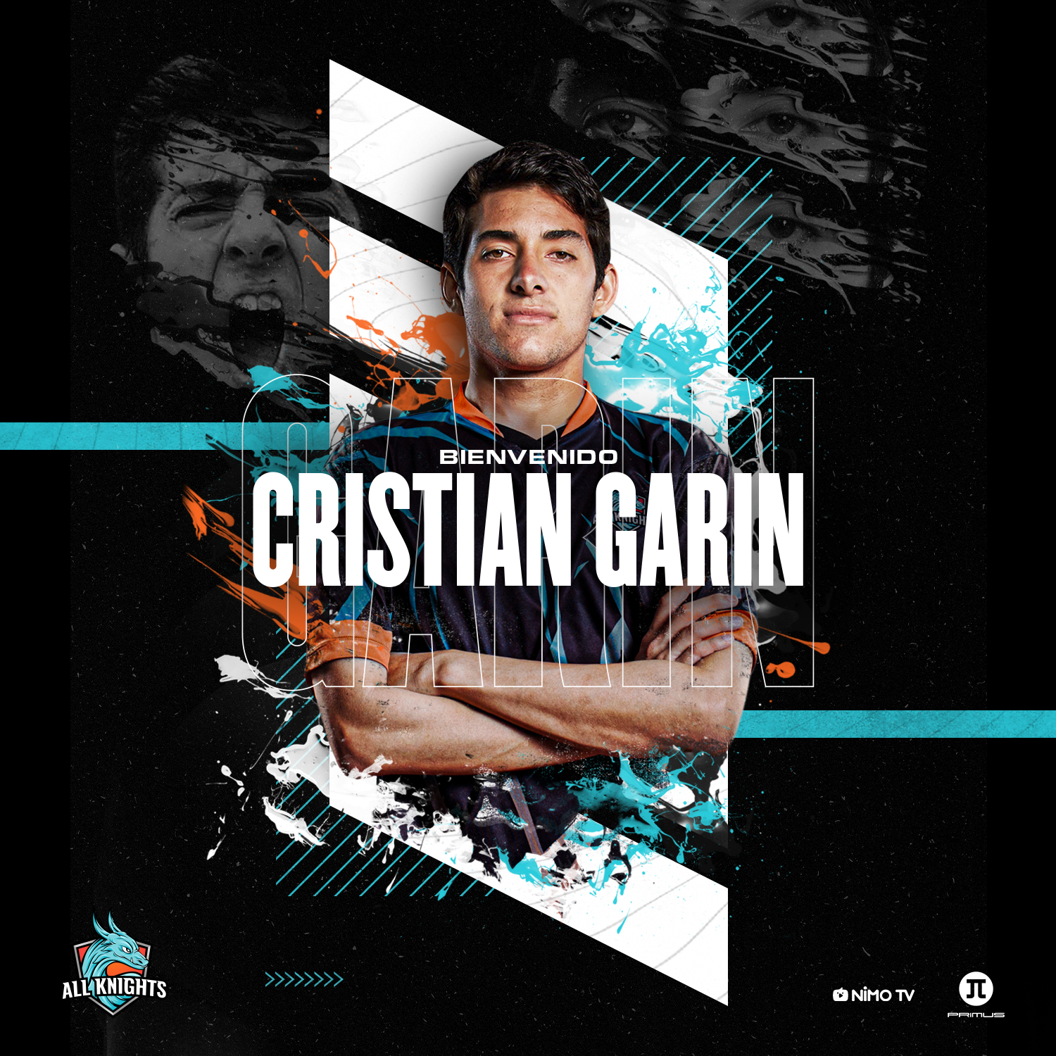 Cristian Garin apostó por los eSports e ingresó como socio al equipo All Knights