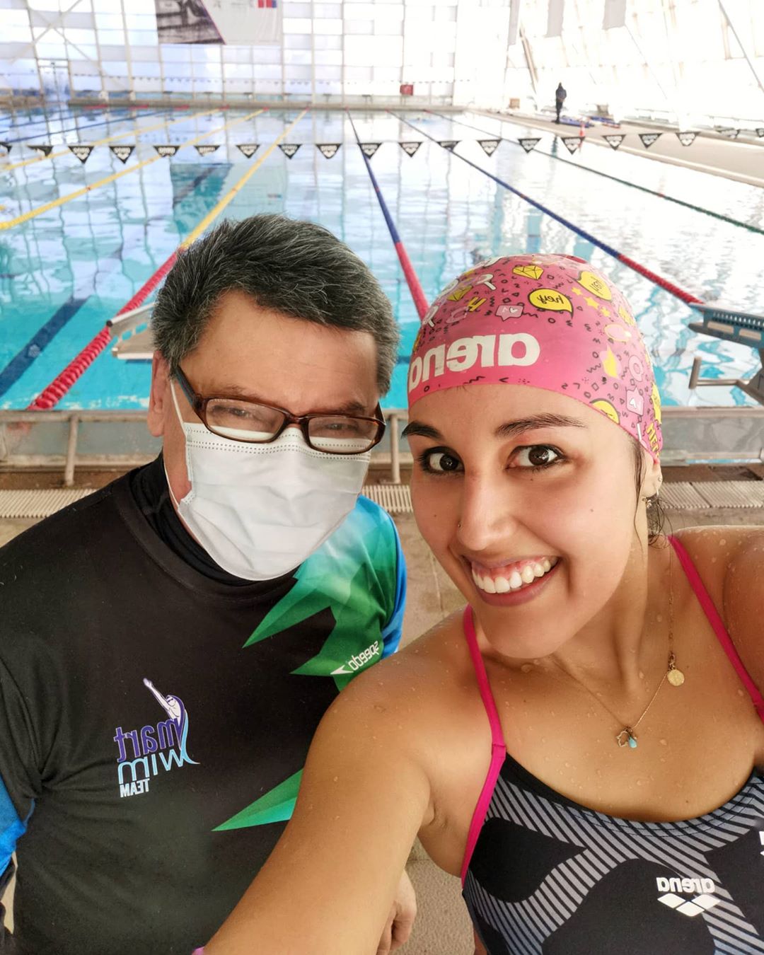 Bárbara Hernández, la “Sirena de Hielo” volvió a entrenar: Amo sentir el agua