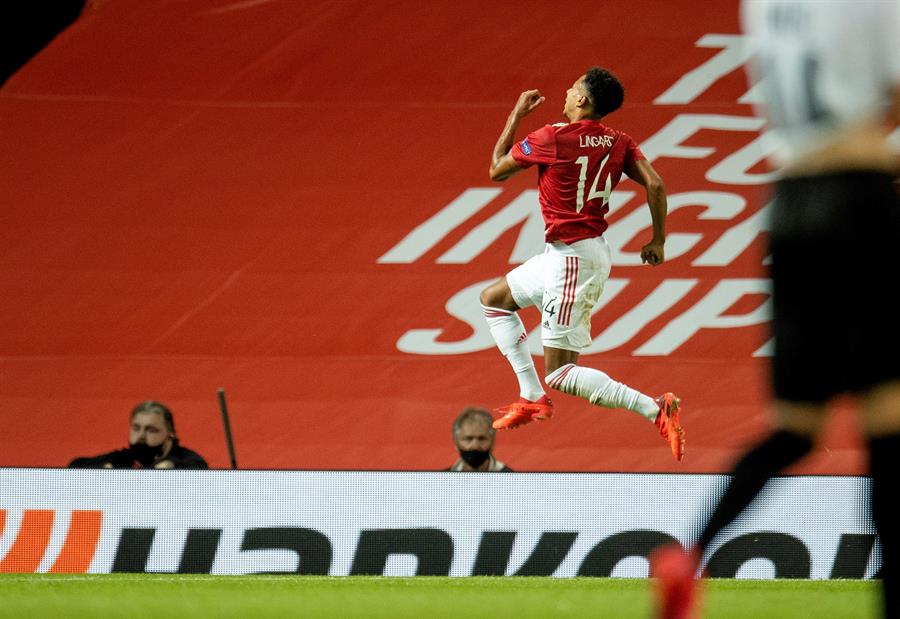 Lingard y Martial lideraron triunfo de Manchester United sobre Lask Linz en la Europa League