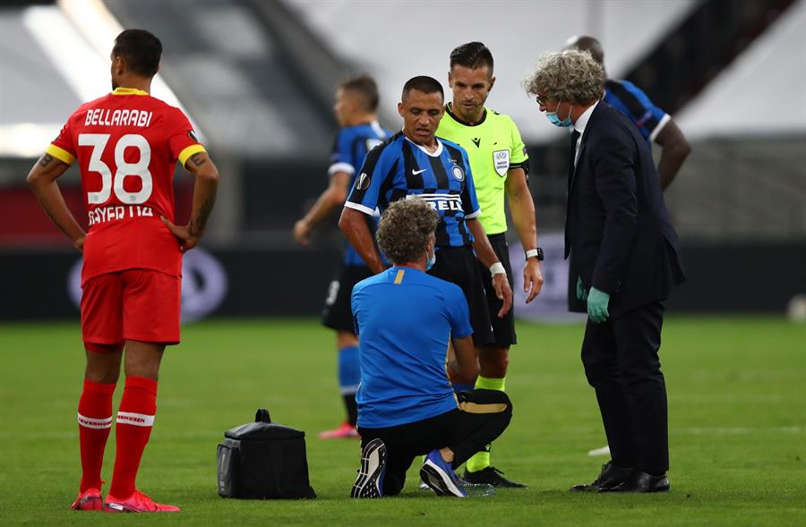 La lesión de Alexis Sánchez que preocupa a Inter de Milán