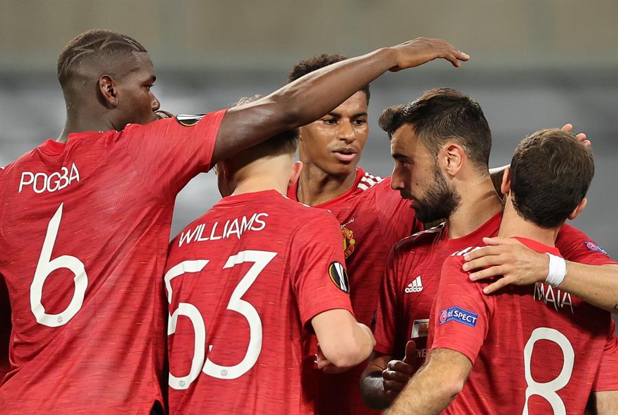 Manchester United avanzó con dificultades a semifinales de la Europa League ante Copenhague