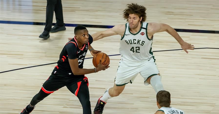 Toronto Raptors venció a Milwaukee Bucks en duelo de líderes de la Conferencia Este en la NBA