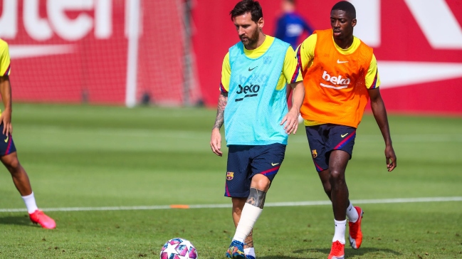 Lionel Messi ya entrena con normalidad de cara al duelo ante Bayern Munich