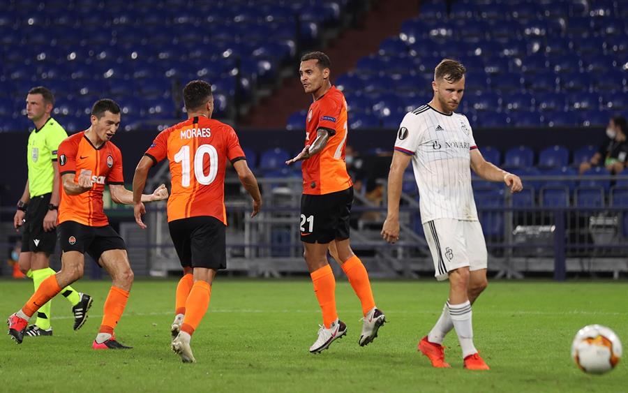 La goleada de Shakhtar Donetsk sobre Basilea para avanzar en la Europa League