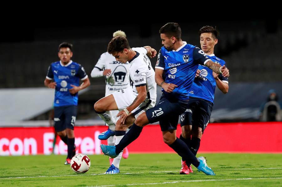 Monterrey de Sebastián Vegas igualó con Pumas UNAM en la Liga MX