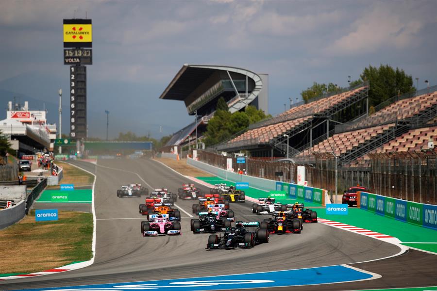 Lewis Hamilton impuso sus condiciones en el Gran Premio de España