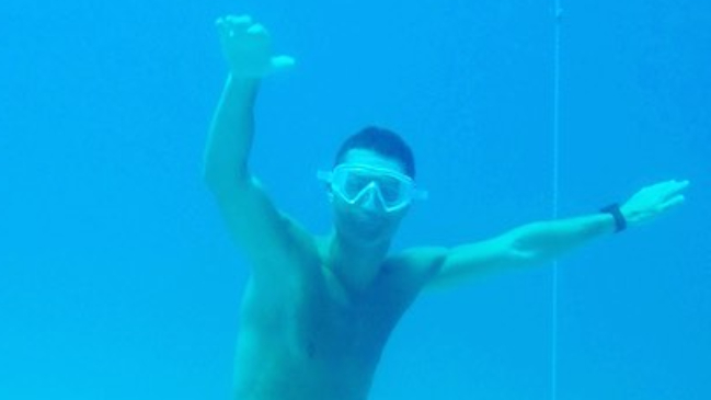 “Llámame Neptuno”: Cristiano Ronaldo se sumergió 14 metros bajo el mar en sus vacaciones