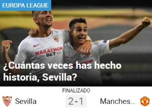 “¿Cuántas veces has hecho historia?”: En España alucinaron con nueva final europea de Sevilla