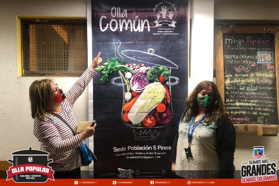 CSyD Colo Colo trató el tema de las Ollas Comunes en pandemia en “Pasión del Pueblo”