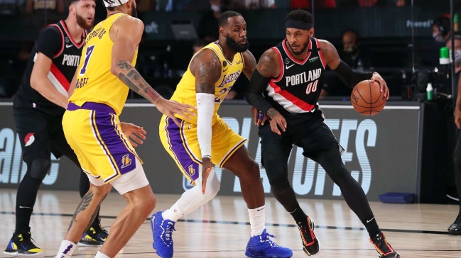 Portland sorprendió a Lakers y sacó ventaja en los play-offs de la NBA