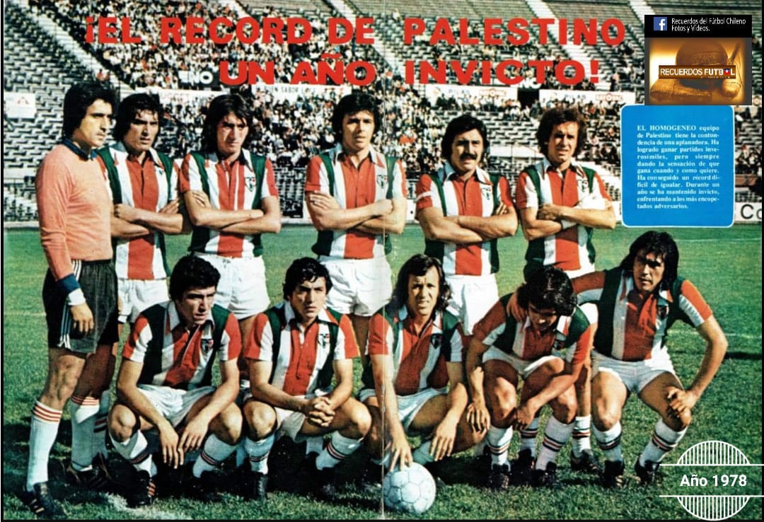 Así ganó Palestino el Campeonato Nacional de 1978