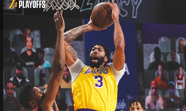 Los Angeles Lakers se tomó revancha ante Portland Trail Blazers y equiparó la serie en Oeste