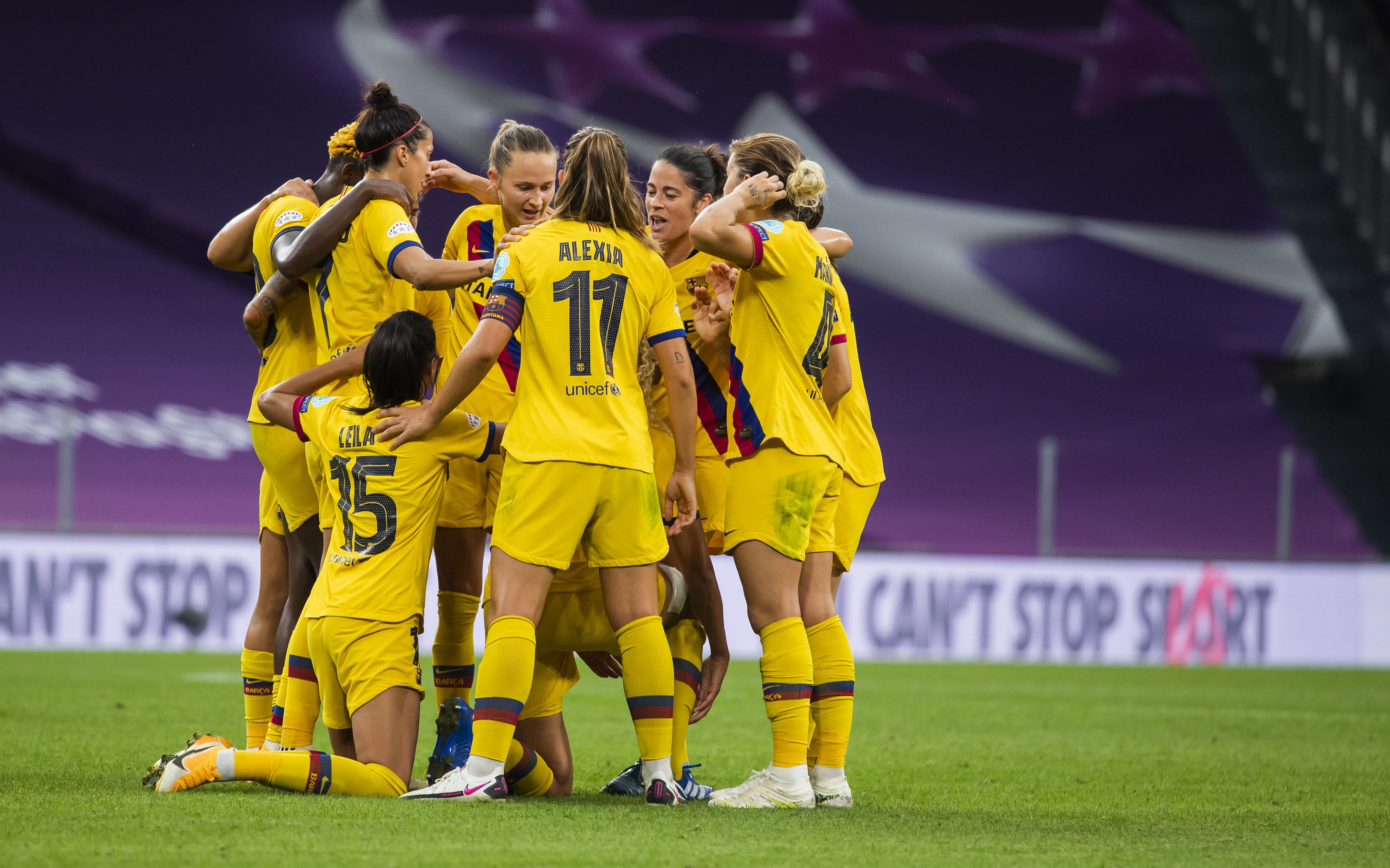 Barcelona enfrentará a Wolfsburgo en semifinales de la Liga de Campeones femenina