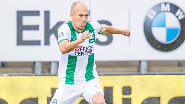Arjen Robben volvió al fútbol después de 15 meses en empate de Groningen en Holanda