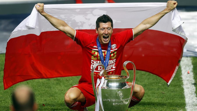 Premio doble: Robert Lewandowski fue el goleador de la Champions con Bayern Munich