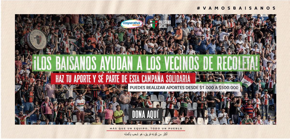 Así funciona la Olla Común de los hinchas de Palestino en Recoleta