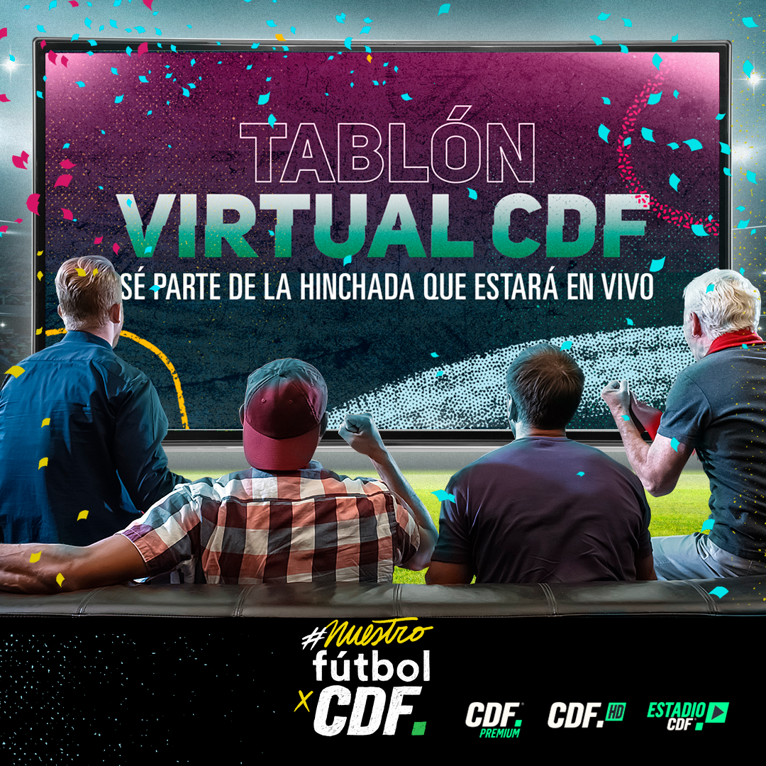 ¡Salta en el Tablón Virtual! CDF incluirá a los hinchas en las transmisiones del fútbol chileno