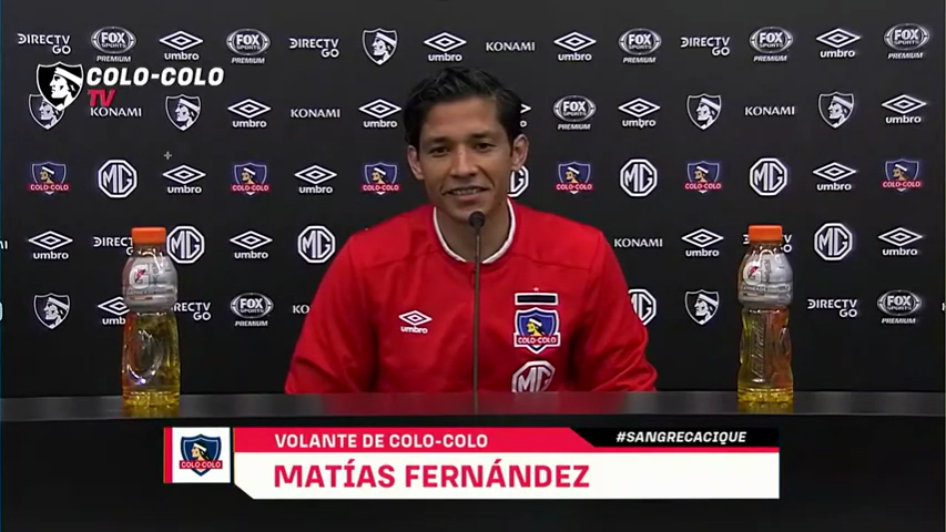 Matías Fernández: Me siento cómodo como volante mixto