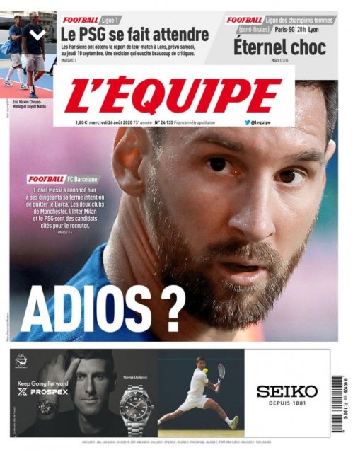 “Guerra Total”: Las portadas en Europa por la solicitud de liberación de Messi a FC Barcelona