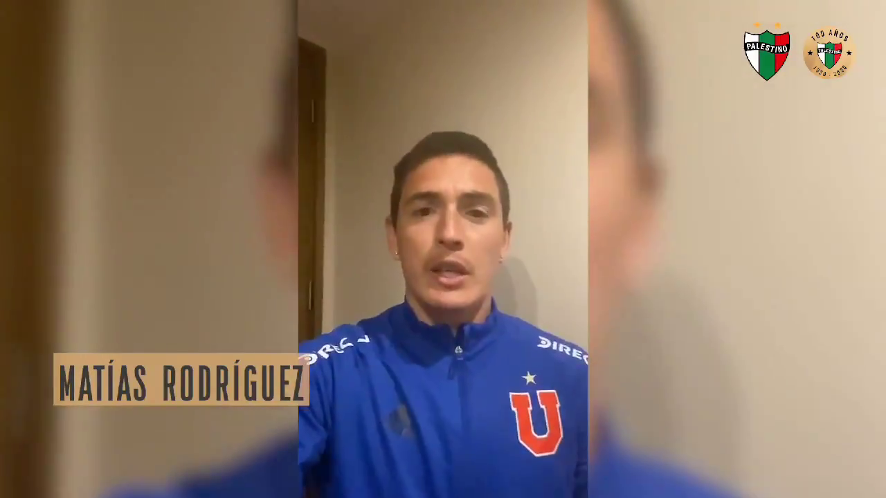 Matías Rodríguez saludó a Palestino por su centenario