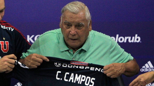 Carlos Campos está internado por afección cardiaca