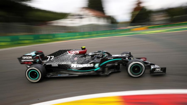 Valtteri Bottas lideró la primera tanda de prácticas en Bélgica