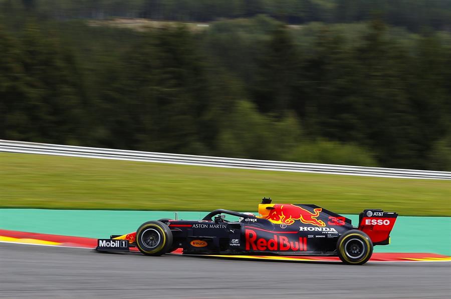 Max Verstappen aplacó el dominio de Mercedes en la segunda práctica del GP de Bélgica
