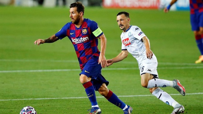 Gol de Lionel Messi ante Napoli fue elegido como el mejor de la Champions